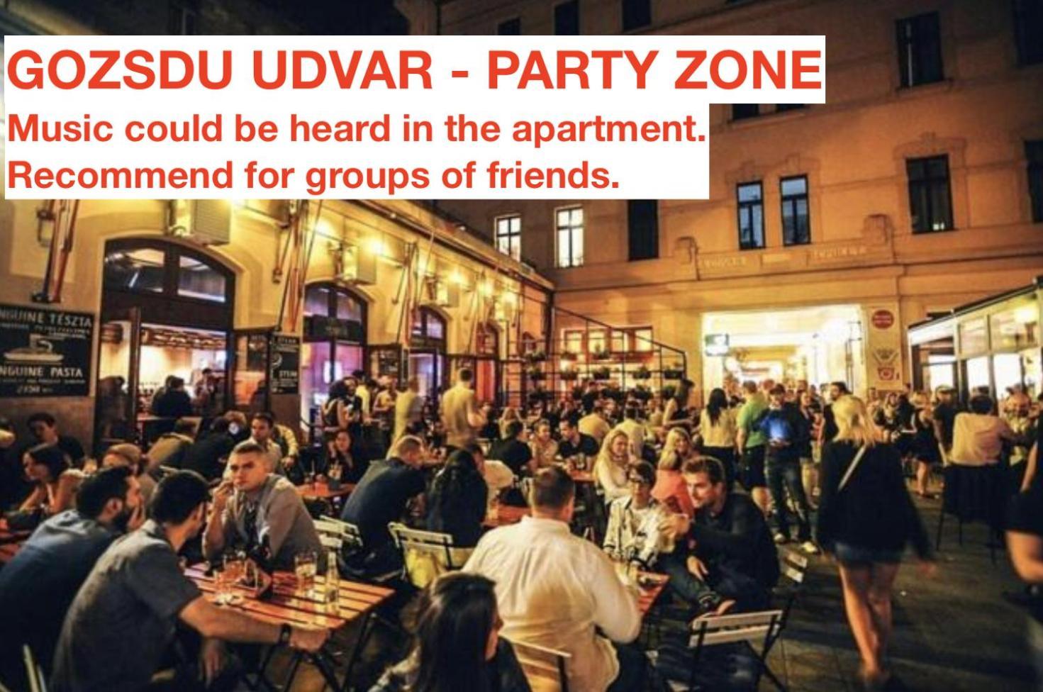 Apartment At Gozsdu Courtyard #Partyzone #Downtown #Freeparking บูดาเปสต์ ภายนอก รูปภาพ